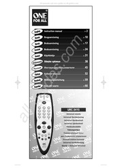 One for All URC-3415 Instruction Manual
