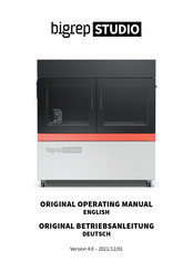 BIGREP STUDIO Original Operating Manual