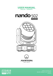 Ayrton argo 6 WASH User Manual
