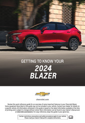 Chevrolet BLAZER 2024 Manual