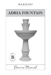 Bernini ADRIA FOUNTAIN Owner's Manual