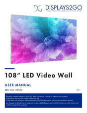 Displays2go DGV108NVB User Manual
