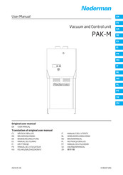 Nederman PAK-M User Manual