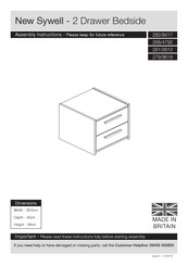 Argos New Sywell 282/8417 Assembly Instructions Manual