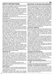Indesit AAR 160 C Instruction Manual