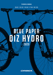 Orbea BLUE PAPER OIZ HYDRO Technical Manual