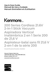 Kenmore 200 Series Use & Care Manual