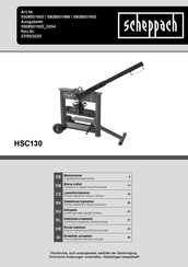 Scheppach 5808501986 Translation Of Original Instruction Manual