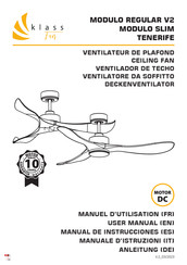 Klass Fan MODULO REGULAR V2 User Manual