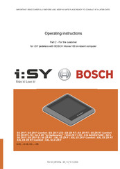 I:SY S10 Adventure Operating Instructions Manual
