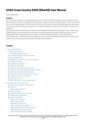 Volvo EX30 Cross Country 2025 User Manual