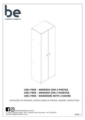 BE 1001 FREE Assembly Instructions Manual