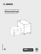 Bosch Greensource TW035 Installation, Operation And Maintenance Manual