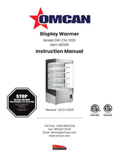 Omcan 48386 Instruction Manual