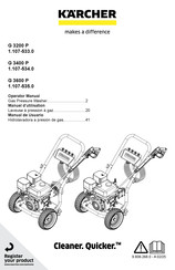 Kärcher G 3200 P Operator's Manual