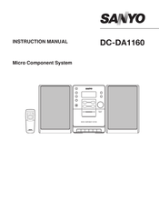 Sanyo DC-DA1160 Instruction Manual