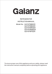 Galanz GLR18TMTEER Instruction Manual