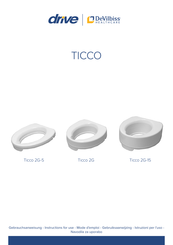 DeVilbiss drive Ticco 2G Instructions For Use Manual