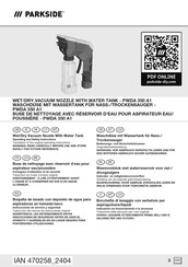 Parkside PWDA 350 A1 Operating And Safety Instructions Manual
