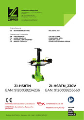 ZIPPER MASCHINEN ZI-HS8TN User Manual