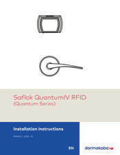 Dormakaba Saflok QuantumIV RFID Installation Instructions Manual