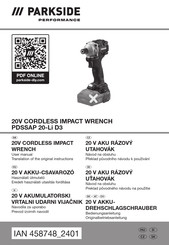 Parkside Performance 458748 2401 User Manual