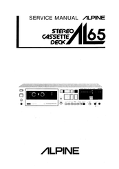 Alpine AL65 Service Manual