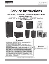 Goodman GXV9SA 1 A Series Service Instructions Manual