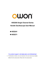 Owon HDS241 User Manual