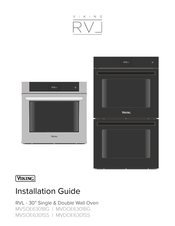 Viking RVL MVDOE6301BG Installation Manual