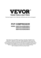 VEVOR QQGYCQJJS25032N0IV1 Manual