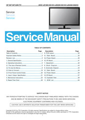 AOC LE24A1332/61 Service Manual
