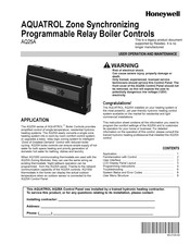 Honeywell AQ25A44B User Operation And Maintenance