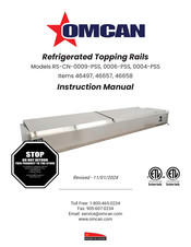 Omcan RS-CN-0006-PSS Instruction Manual