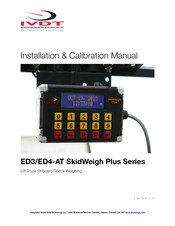 IVDT ED4-AT SkidWeigh Plus Installation & Calibration Manual