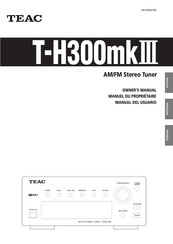 Teac T-H300 mk III Owner's Manual