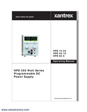 Xantrex HPD 60-5 Operating Instructions Manual