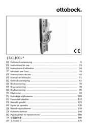 Otto Bock 17KL100 10 Series Instructions For Use Manual
