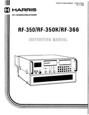 Harris RF-366 Instruction Manual