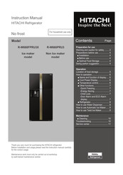Hitachi R-W660FPRU3X Instruction Manual