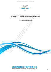 Ebyte E840-TTL-GPRS03 User Manual