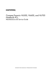 HP Presario V6600 - Notebook PC Maintenance And Service Manual
