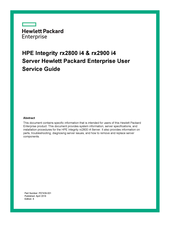 HPE Integrity rx2800 i4 Service Manual