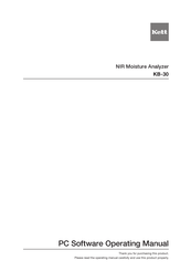Kett KB-30 Operating Manual