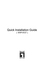 LevelOne WAP-8121 Quick Installation Manual