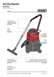 Cleanfix SW21 Aqua VDE Manual