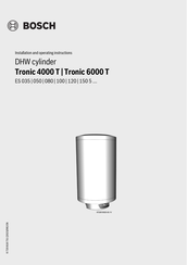 Bosch Tronic 6000 T Series Installation And Operating Instructions Manual