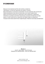 Cordivari Laura Inox User Manual