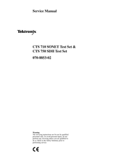 Tektronix CTS 710 Service Manual