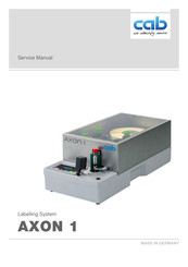CAB AXON 1.2/300 Service Manual